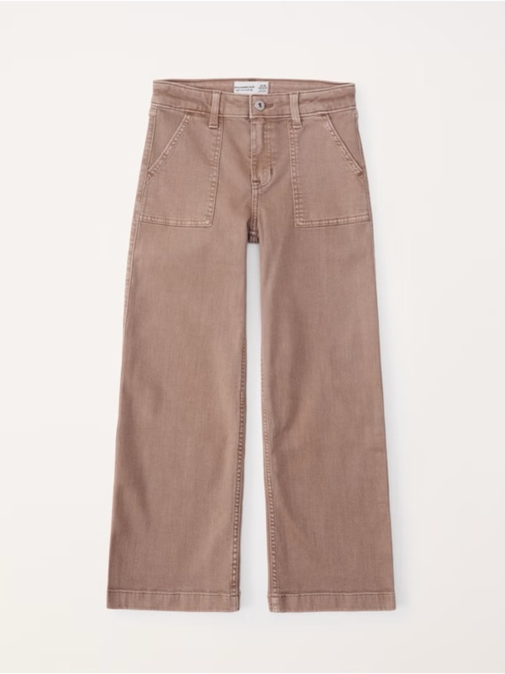 abercrombie kids High Rise Wide Leg Jeans